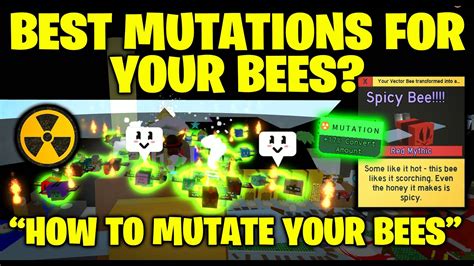 Mutation bee swarm - 7 Mar 2021 ... Anyone else notice that when it said the tadpole bee transformed into a tadpole bee it got a mutation not gifted.